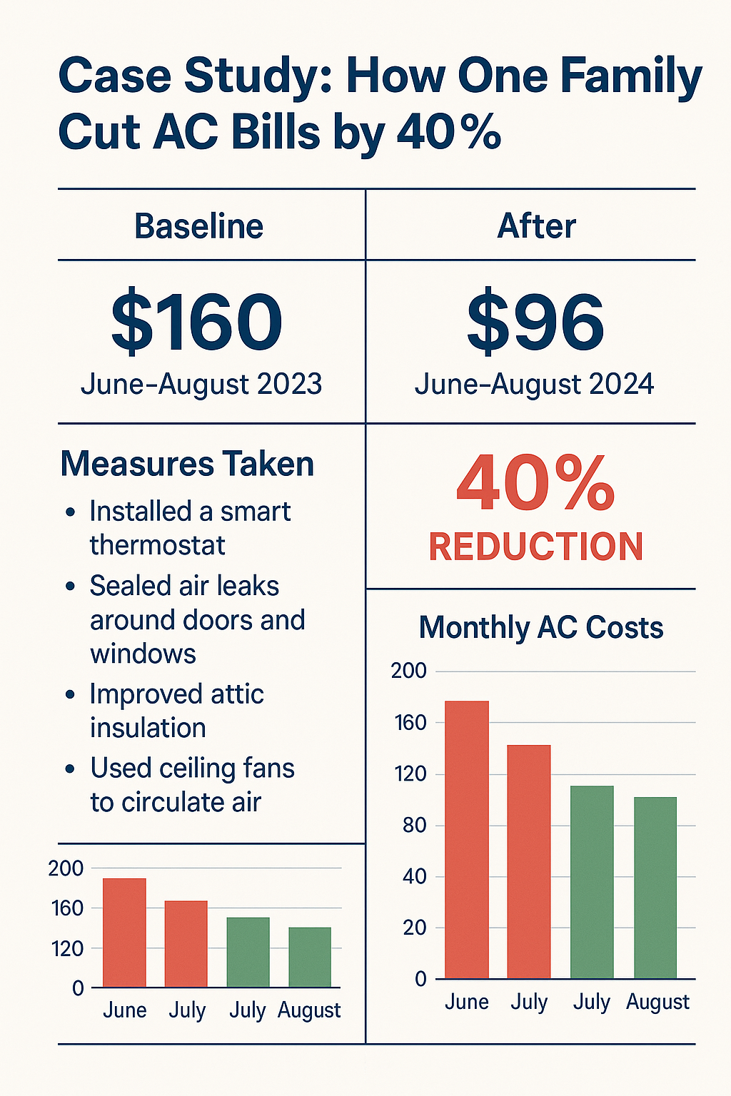 AC Bill Reduction Case Study