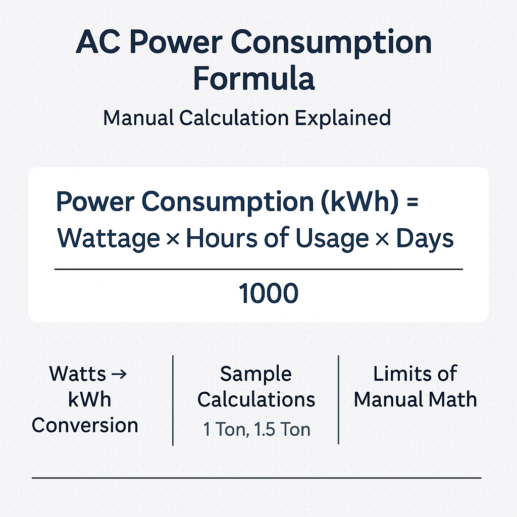 AC Power Consumption Formula: Manual Calculation Explained