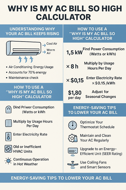 Why Is My AC Bill So High Calculator: Find Out What’s Draining Your Energy Costs