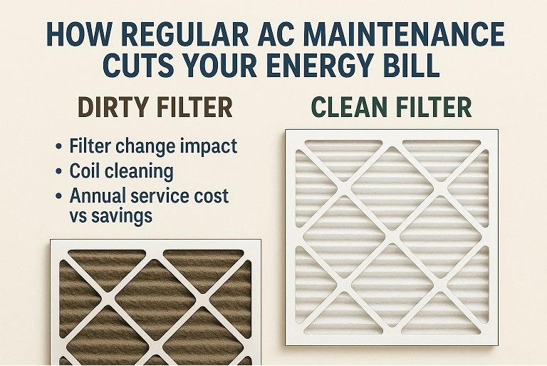 How Regular AC Maintenance Cuts Your Energy Bill (Proven Ways AC Maintenance Save Energy)