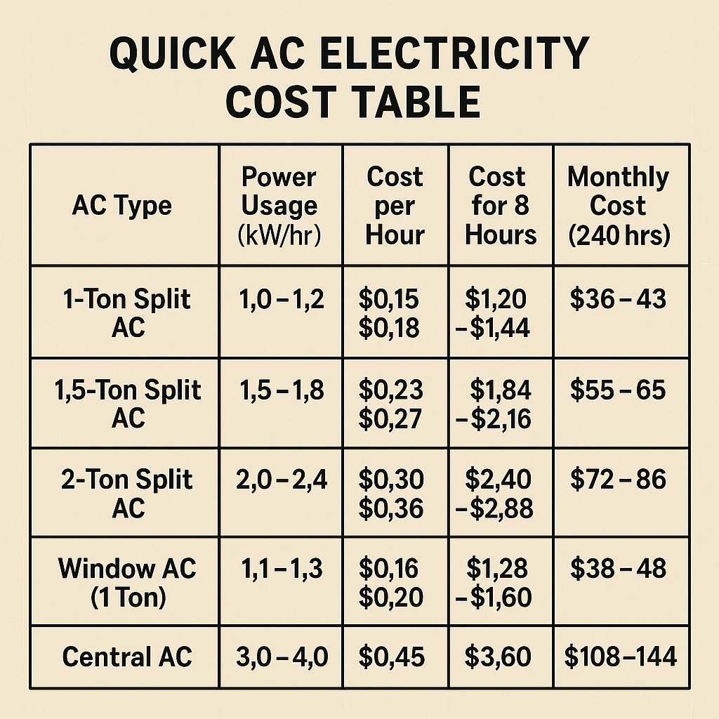 AC Electricity Usage FAQ: 20 Common Questions Answered