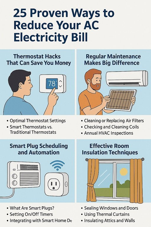 25 Proven Ways to Reduce Your AC Electricity Bill